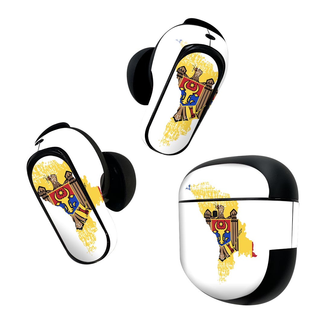 製品名 Bose QuietComfort Earbuds II 専用デザインスキンシール セット内容 Bose QuietComfort Earbuds II 専用シール　イヤホン（左右）3枚、充電ケース用シール 1枚AirPods第3世代専用です。第1?2世代、Proシリーズには対応していません。 商品特徴 再剥離性シートを素材に採用し、細かな位置調整がしやすく貼り直しが容易です。また、エアフリーでもありますので気泡が簡単に逃げるので、キレイに貼ることができます。専用の業務プリンターを使い、商品画像と遜色のない美しい印刷仕上がり。 注意事項 画像はサンプルですので、ご覧の環境によっては多少色味に違いを感じる場合がございます。 イメージと違った、モニターと色味が異なるという理由での交換や返金はご対応出来かねます。スキンシールのみの販売で、機器本体や充電ケース本体は付属しません。シワができた場合、ドライヤーなどで軽く温め、外側に向けてシワを伸ばすように貼ってください。初回貼付時の位置調整や貼り直しは可能ですが、しっかりと押し付けて接着させた後の再剥離、再利用は保証しておりません。また接着部に油分や汚れが付着しますと角の部分は剥がれやすくなりますので、貼付時はあまり触れないようにご注意ください。無地のセミグロスシートにデザインをプリントした商品で、デコなどの加工はございません。 凹凸や光沢があるように見えたり布地や金属を素材にしたように見える商品もありますが、デザインの図版によるものです。印刷時に微妙な画像のズレが生じる場合がございます。ご注文後に1点1点制作する受注生産品の為、不良品以外のご返品や交換は固くお断りします。 商品発送 完全受注生産のハンドメイド商品となりますので、既製品と比べて発送までお時間を頂いています。 基本的に決済確認後2~3営業日、最大で10営業日での発送となります。繁忙期や休業日明けの場合はさらに時間がかかる場合があります。 その際には別途メールにてご連絡致します。メール便の場合、発送日から到着までに2?4日ほどかかる場合が多く、紛失などの保障もご対応できかねます。あらかじめご了承下さい。