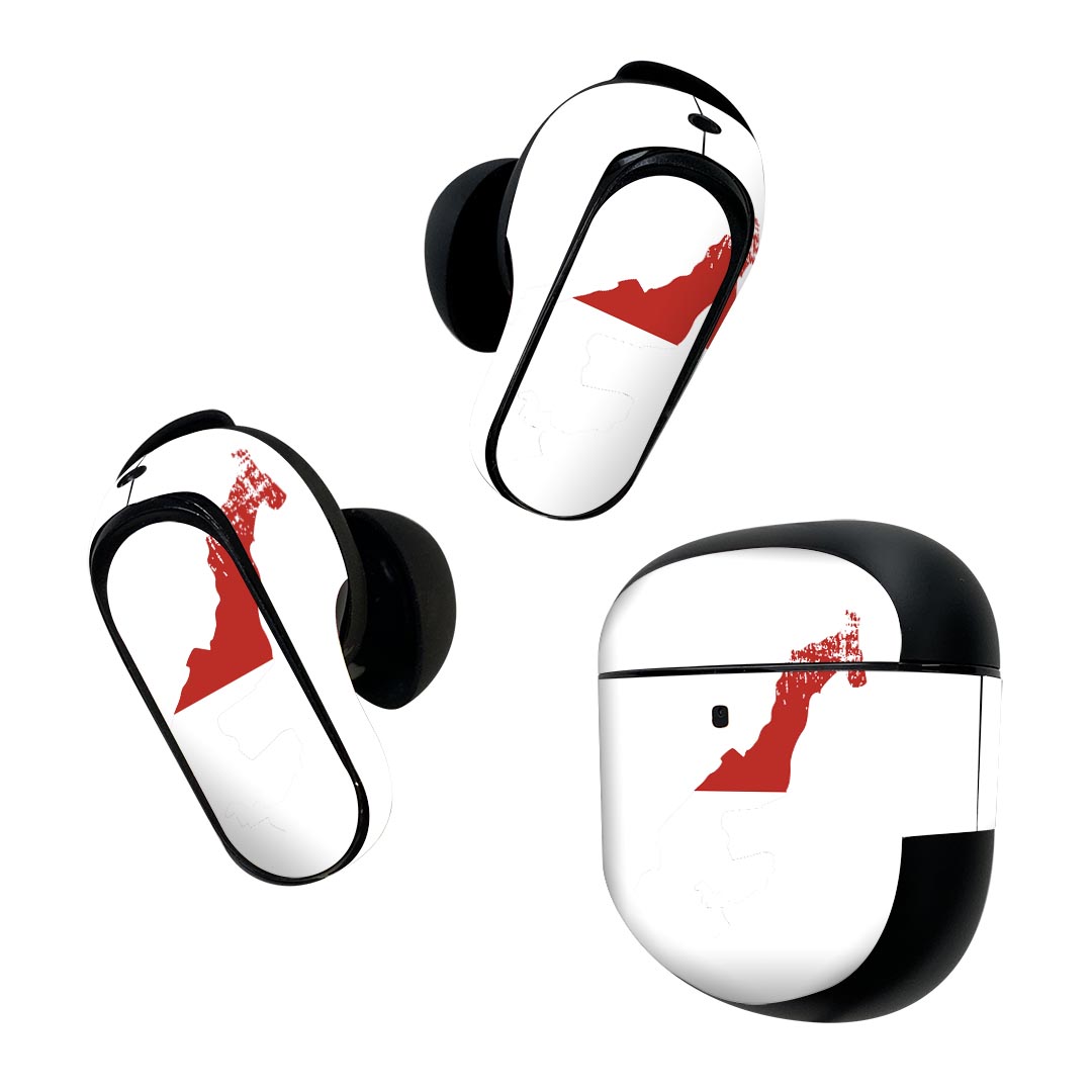 Bose QuietComfort Earbuds II 用 スキンシール ボーズ イヤバッズ2 用　ステッカ...