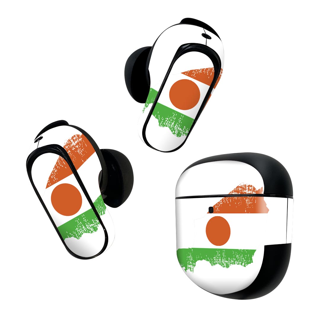 Bose QuietComfort Earbuds II 用 スキンシール ボーズ イヤバッズ2 用　ステッカ...