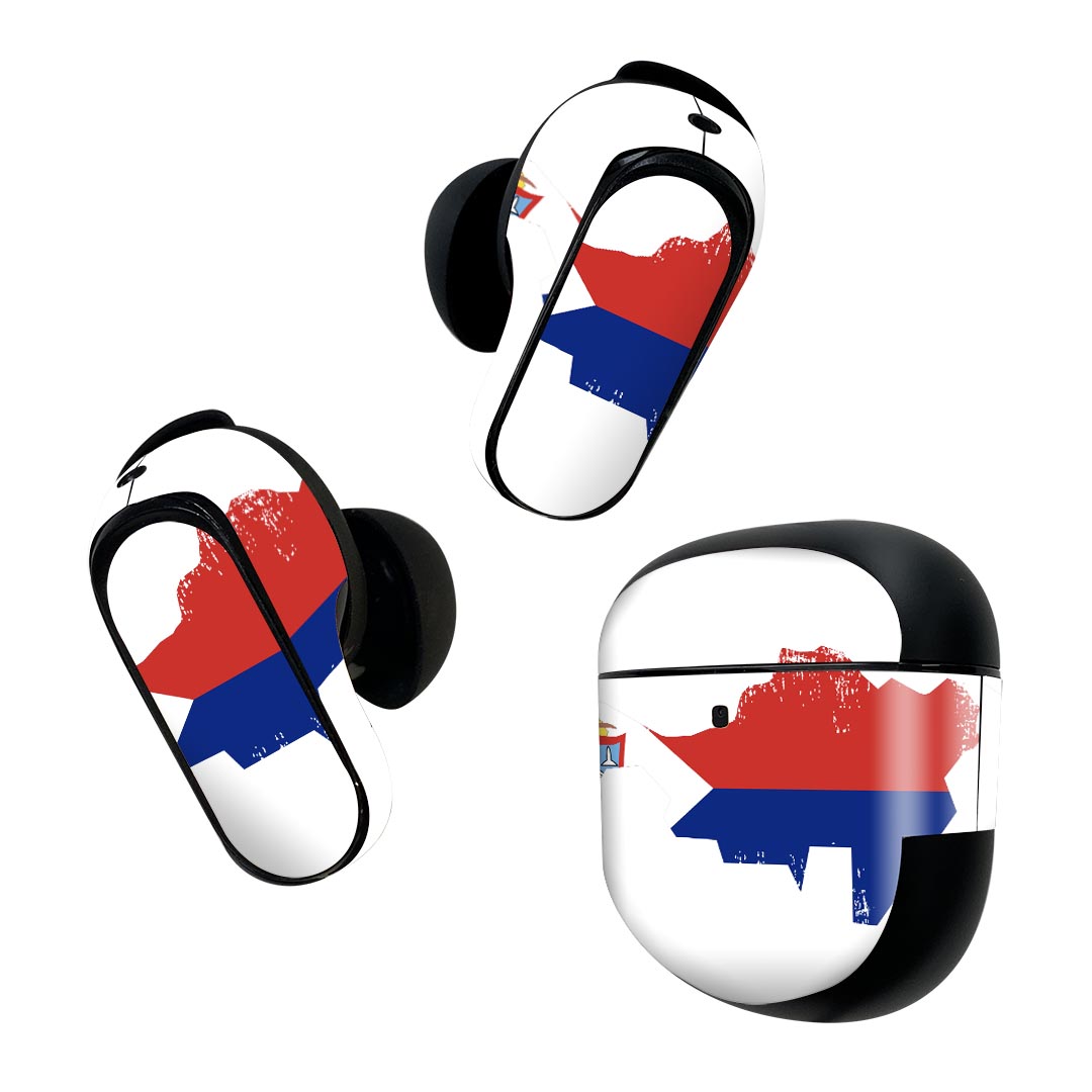 Bose QuietComfort Earbuds II 用 スキンシール ボーズ イヤバッズ2 用　ステッカー　本体3セット ケー..