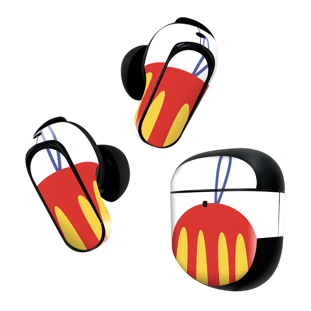 Bose QuietComfort Earbuds II 用 スキンシール ボーズ イヤバッズ2 用　ステッカ...