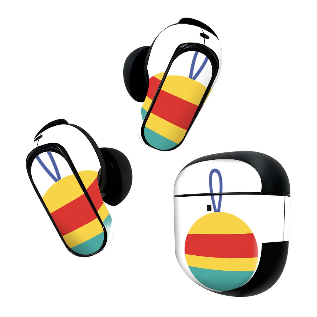 Bose QuietComfort Earbuds II 用 スキンシール ボーズ イヤバッズ2 用　ステッカ...