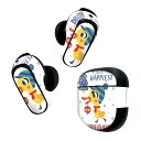 Bose QuietComfort Earbuds II 用 スキンシール ボーズ イヤバッズ2 用 ステッカー 本体3セット ケース1セット 保護 フィルム デコ イラスト アニマル キッズ 019057(2)