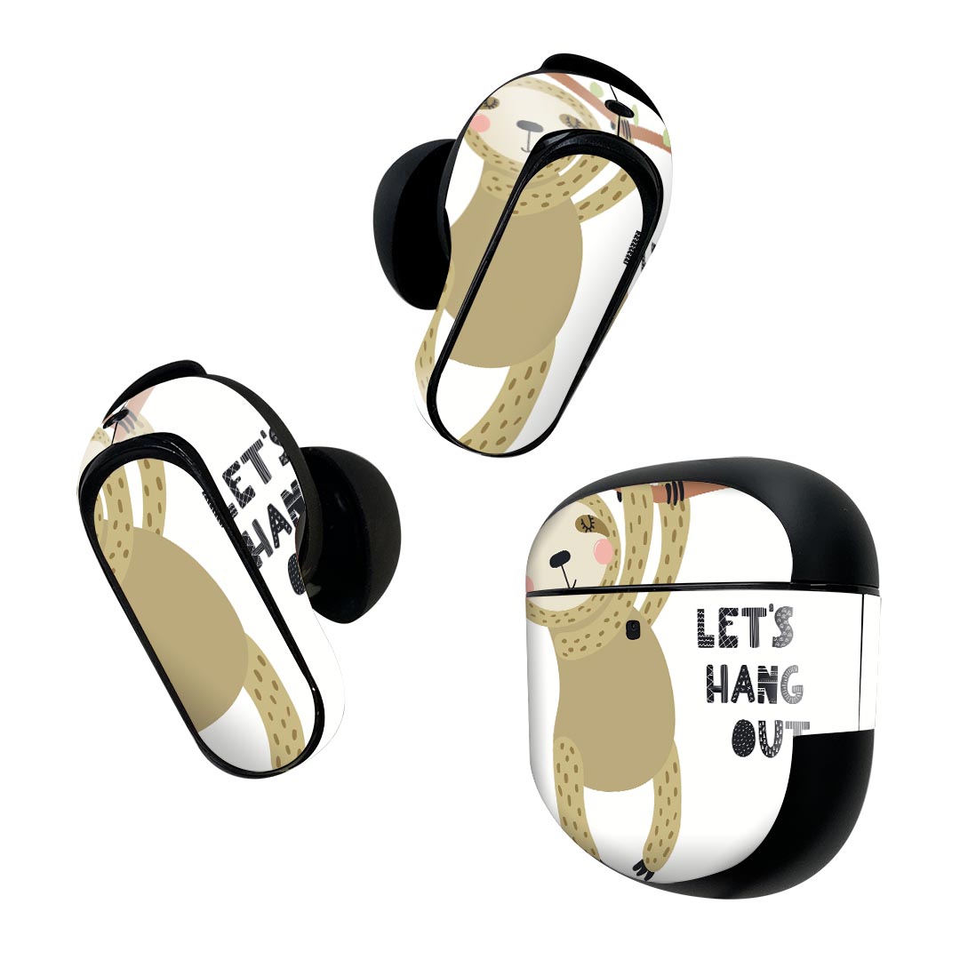Bose QuietComfort Earbuds II 用 スキンシール ボーズ イヤバッズ2 用　ステッカ...