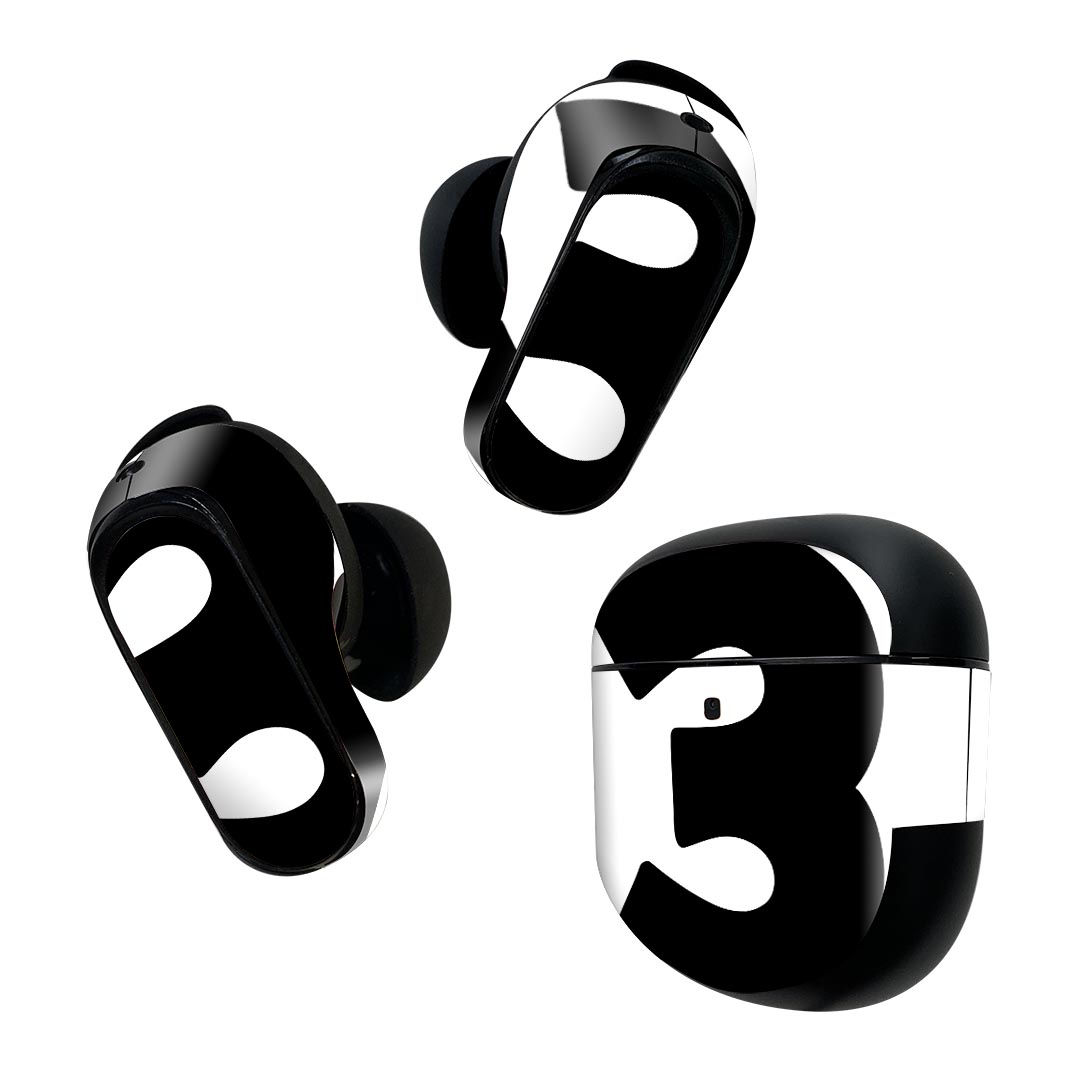Bose QuietComfort Earbuds II 用 スキンシール ボーズ イヤバッズ2 用　ステッカ...