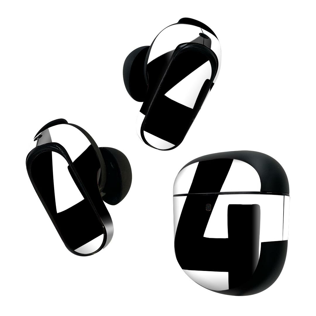 Bose QuietComfort Earbuds II 用 スキンシール ボーズ イヤバッズ2 用　ステッカー　本体3セット ケー..