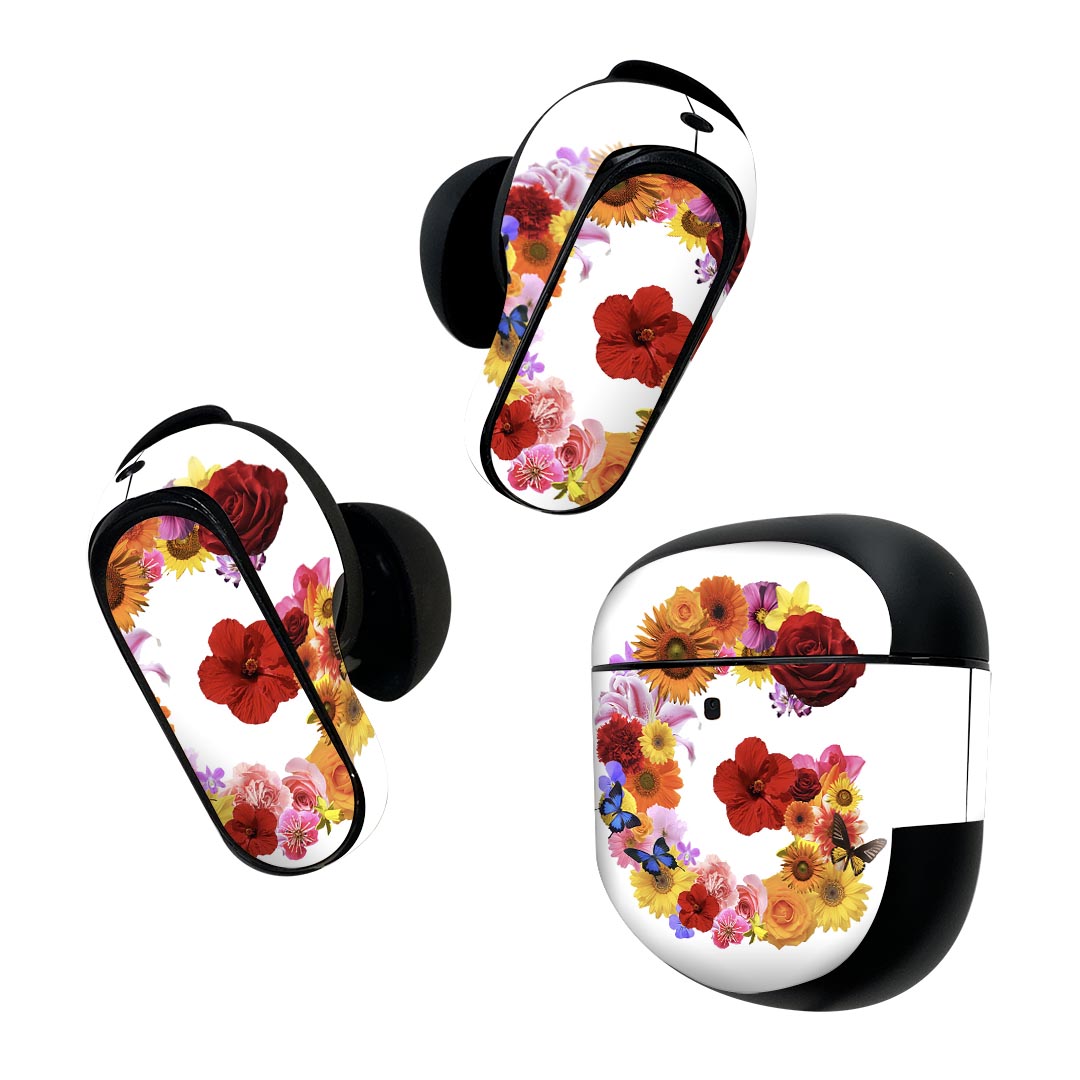 製品名 Bose QuietComfort Earbuds II 専用デザインスキンシール セット内容 Bose QuietComfort Earbuds II 専用シール　イヤホン（左右）3枚、充電ケース用シール 1枚AirPods第3世...