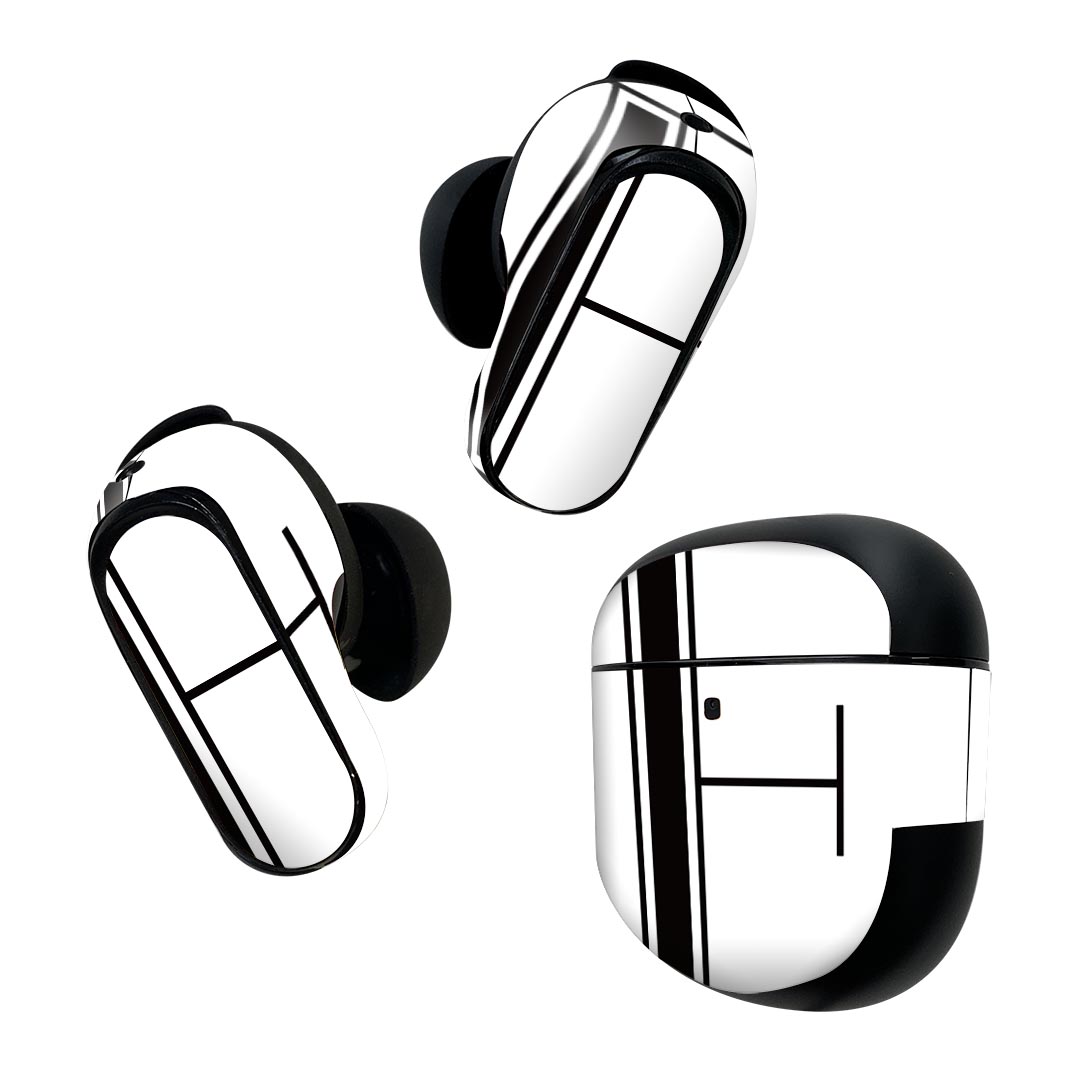 Bose QuietComfort Earbuds II 用 スキンシール ボーズ イヤバッズ2 用　ステッカー　本体3セット ケー..