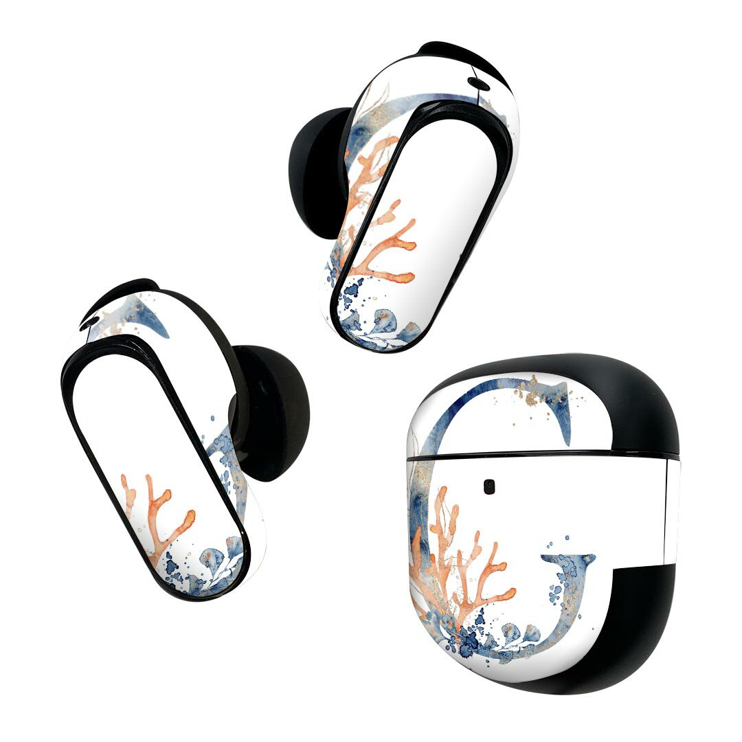 Bose QuietComfort Earbuds II 用 スキンシール ボーズ イヤバッズ2 用　ステッカ...