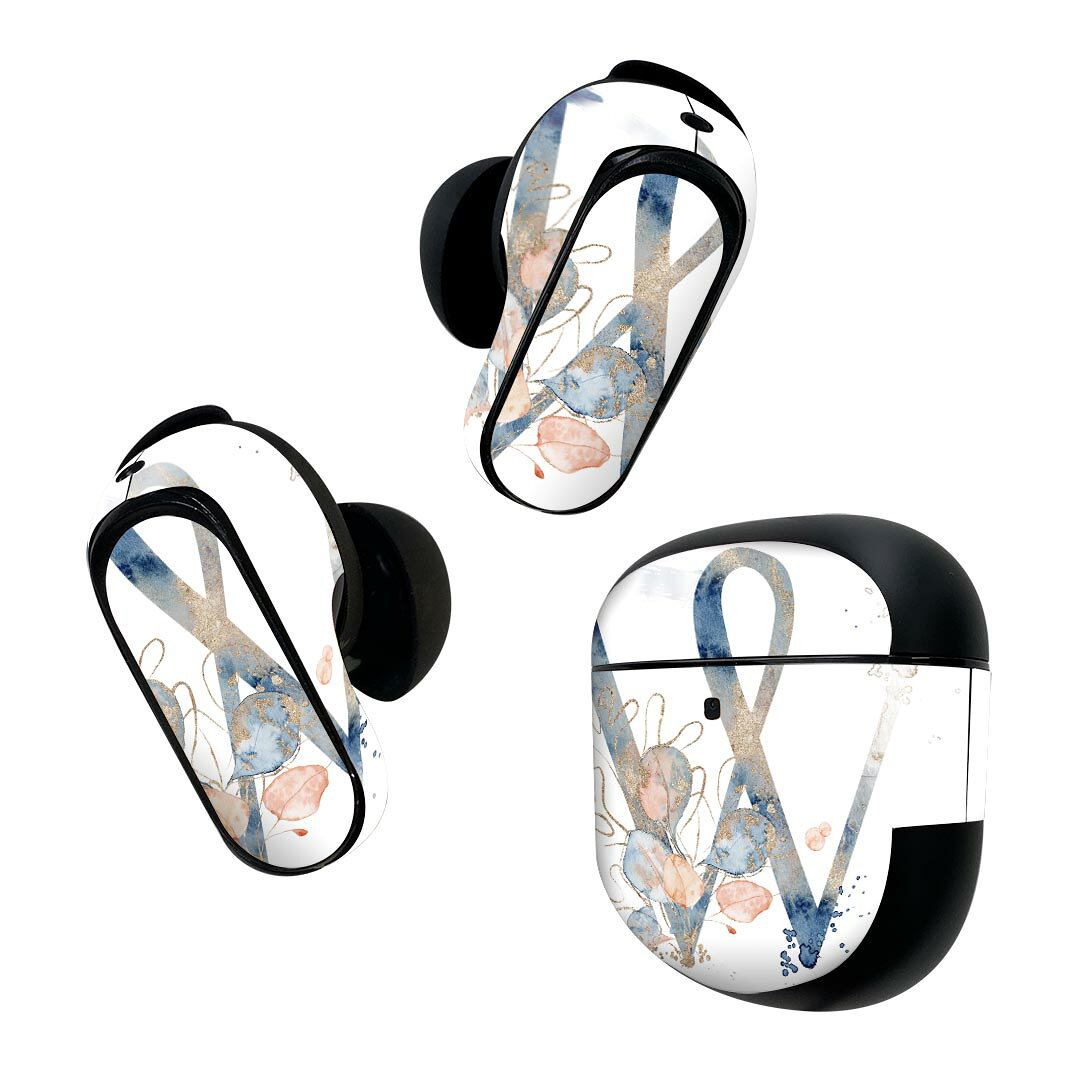 Bose QuietComfort Earbuds II 用 スキンシール ボーズ イヤバッズ2 用　ステッカ...