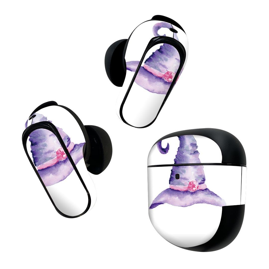 Bose QuietComfort Earbuds II 用 スキンシール ボーズ イヤバッズ2 用　ステッカー　本体3セット ケース1セット 保護 フィルム デコ 恐竜 宇宙 恐竜 dinosaur 019842