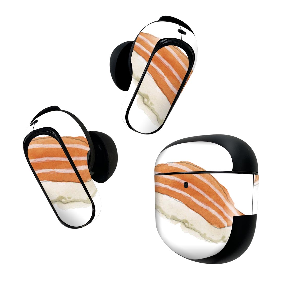 Bose QuietComfort Earbuds II 用 スキンシール ボーズ イヤバッズ2 用　ステッカー　本体3セット ケー..