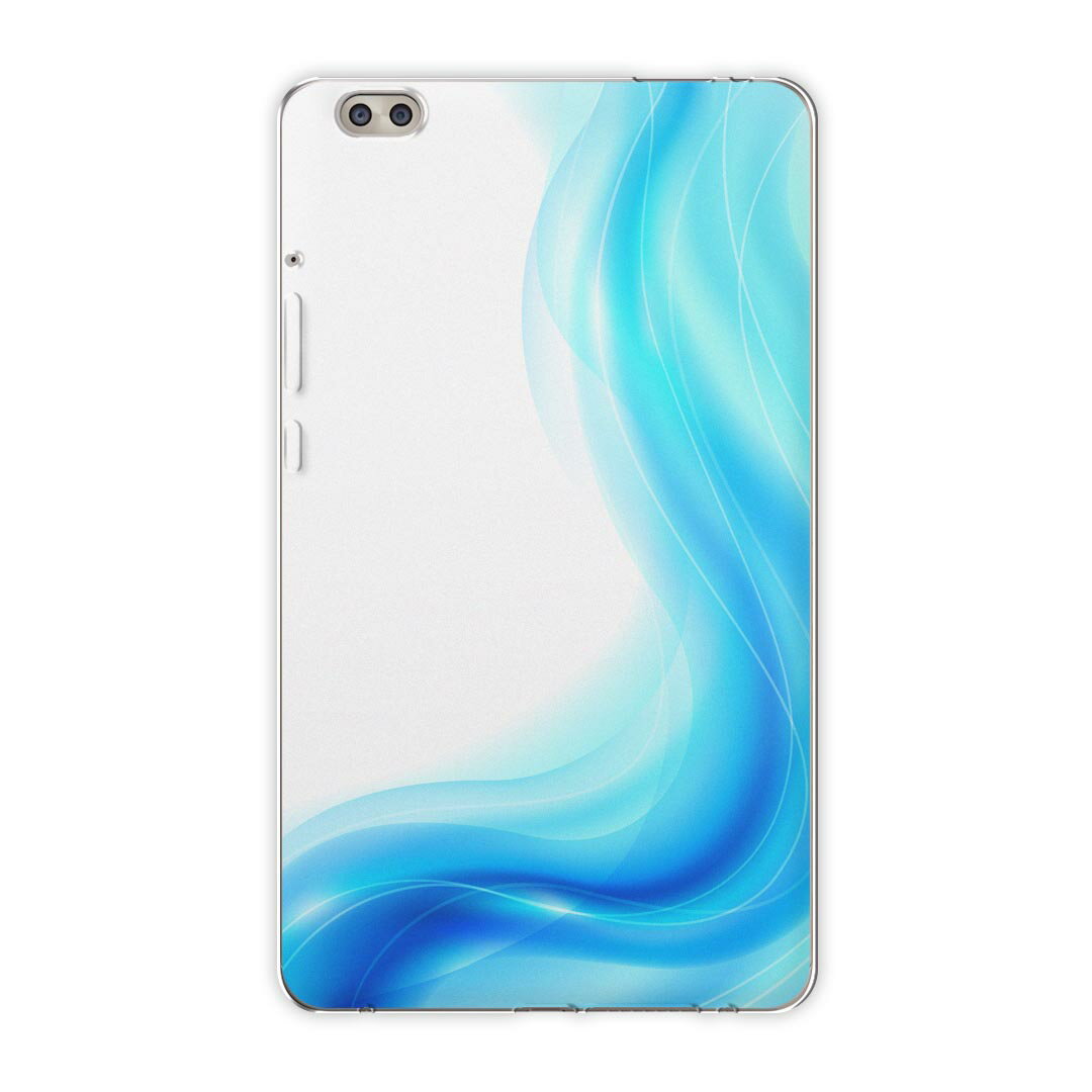 dtab compact d-02k docomo dタブ 用 タブレット ケース タブレット カバー TPU ソフトケース 000207 その他 青 模様 シンプル