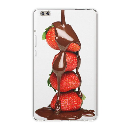 dtab compact d-02k docomo dタブ 用 タブレット ケース タブレット カバー TPU ソフトケース 001061 ユニーク チョコレート イチゴ dtab compact d-02k docomo dタブ 用 タブレット ケース タブレット カバー TPU ソフトケース 001061 ユニーク チョコレート イチゴ