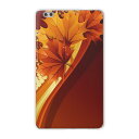 dtab compact d-02k docomo dタブ 用 タブレット ケース タブレット カバー TPU ソフトケース 001252 フラワー 紅葉 秋