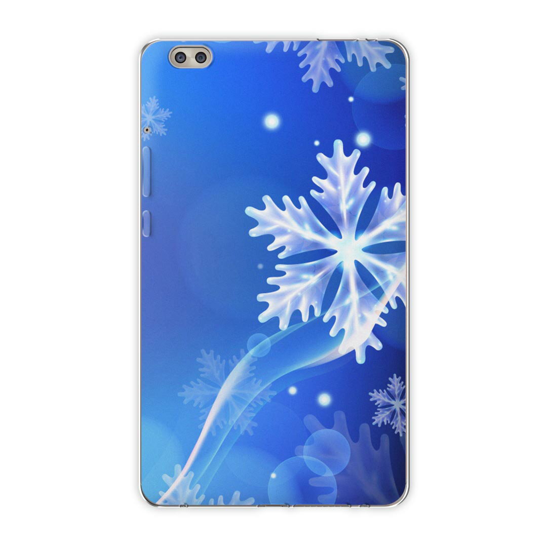 dtab compact d-02k docomo dタブ 用 タブレット ケース タブレット カバー TPU ソフトケース 001455 その他 雪　冬...