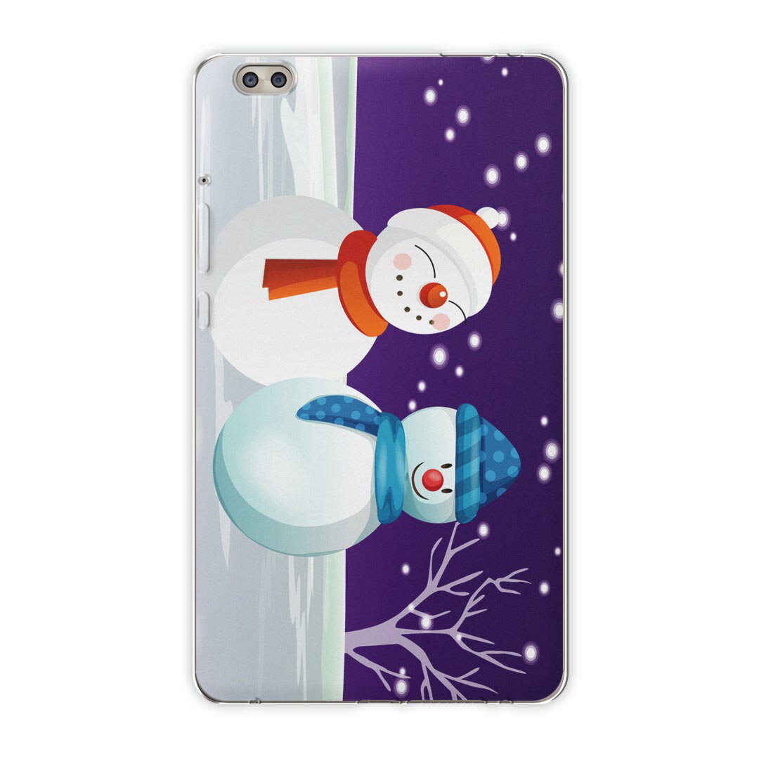 dtab compact d-02k docomo dタブ 用 タブレット ケース タブレット カバー TPU ソフトケース 001498 その他 雪 冬 雪だるま