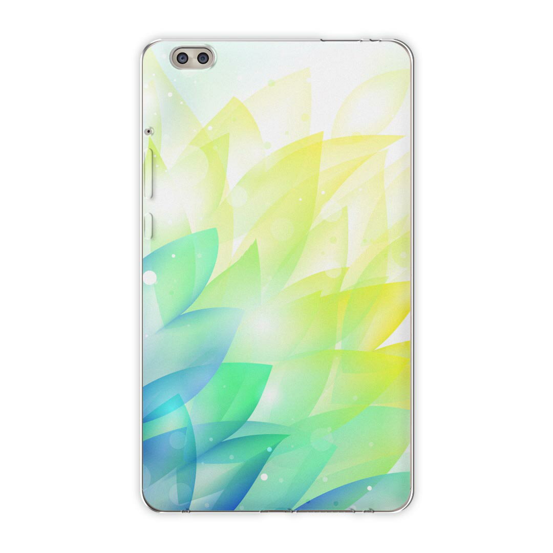 dtab compact d-02k docomo dタブ 用 タブレット ケース タブレット カバー TPU ソフトケース 001756 クール 花　キラキラ