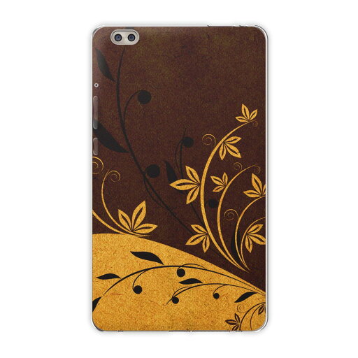 dtab compact d-02k docomo dタブ 用 タブレット ケース タブレット カバー TPU ソフトケース 002808 ユニーク 花 フラワー ブラウン dtab compact d-02k docomo dタブ 用 タブレット ケース タブレット カバー TPU ソフトケース 002808 ユニーク 花 フラワー ブラウン