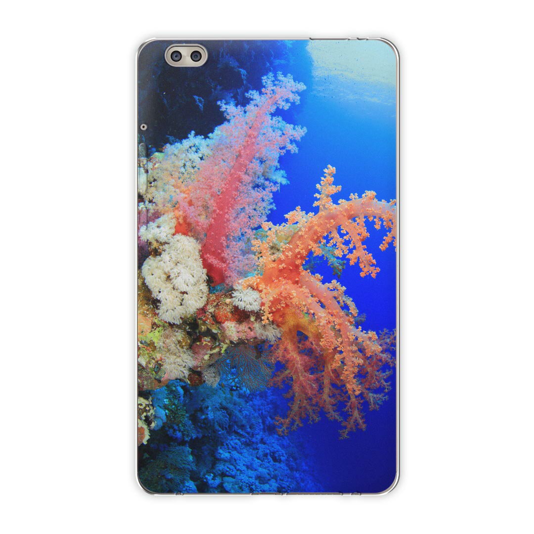 dtab compact d-02k docomo dタブ 用 タブレット ケース タブレット カバー TPU ソフトケース 003341 写真・風景 クール 海　写真　景色　風景