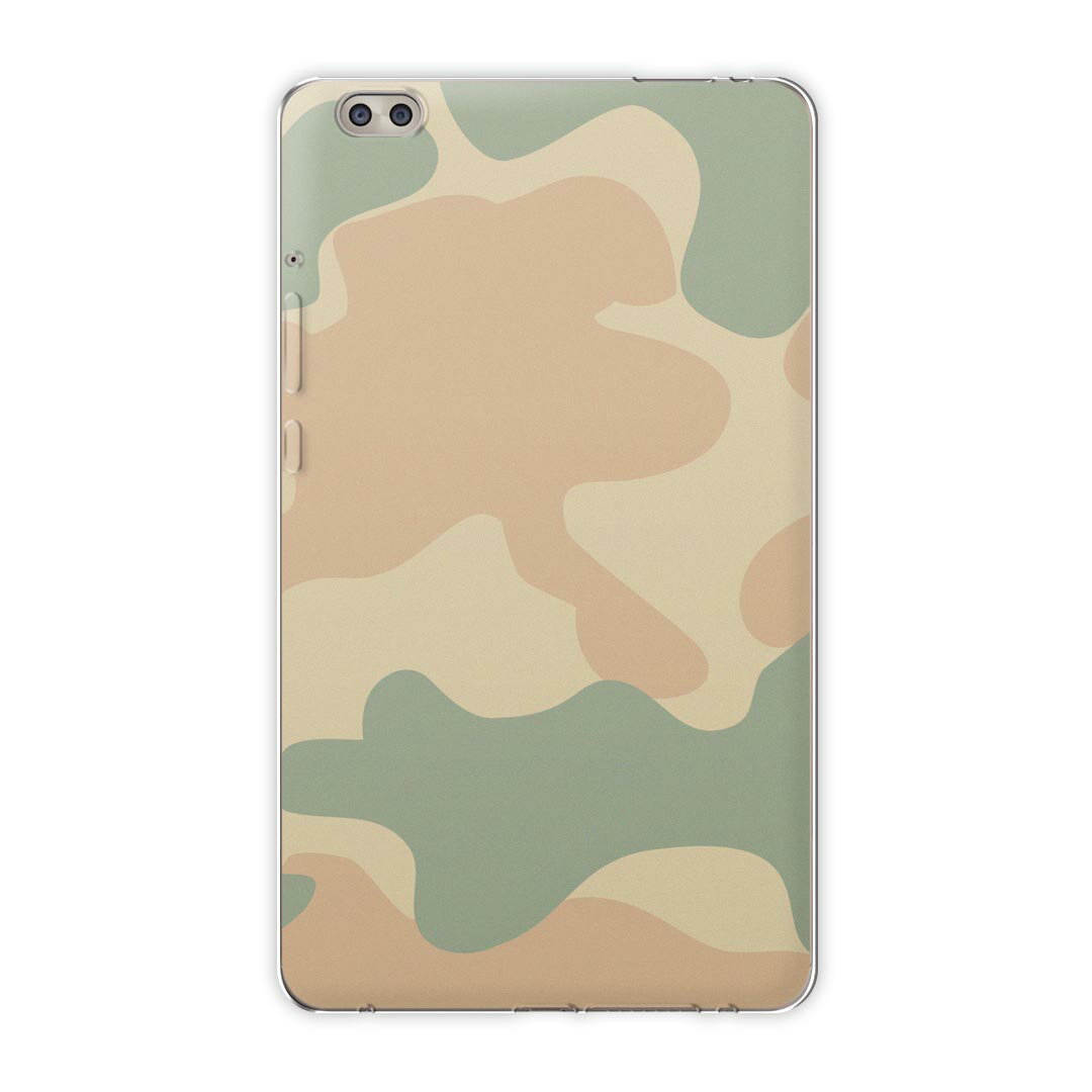 dtab compact d-02k docomo dタブ 用 タブレット ケース タブレット カバー TPU ソフトケース 003902 チェック・ボーダー 迷彩　カモフラ　模様