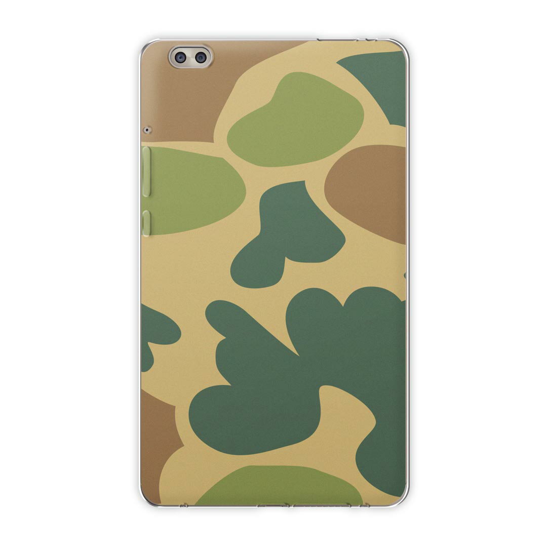 dtab compact d-02k docomo dタブ 用 タブレット ケース タブレット カバー TPU ソフトケース 003976 チェック・ボーダー 迷彩　カモフラ　模様