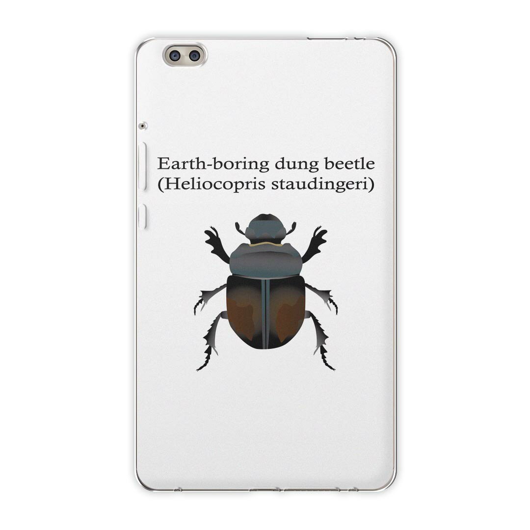 dtab compact d-02k docomo dタブ 用 タブレット ケース タブレット カバー TPU ソフトケース 020025 虫 虫 Dung Beetle フンコロガシ