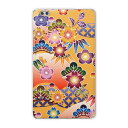 dtab compact d-02k docomo dタブ 用 タブレット ケース タブレット カバー TPU ソフトケース 005199 フラワー 和柄 和風 花 ポップ(2)