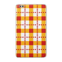 dtab compact d-02k docomo dタブ 用 タブレット ケース タブレット カバー TPU ソフトケース 005214 チェック・ボーダー チェック 赤 オレンジ(2)