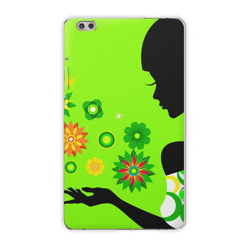 dtab compact d-02k docomo dタブ 用 タブレット ケース タブレット カバー TPU ソフトケース 005312 フラワー 花 蝶 緑 dtab compact d-02k docomo dタブ 用 タブレット ケース タブレット カバー TPU ソフトケース 005312 フラワー 花 蝶 緑