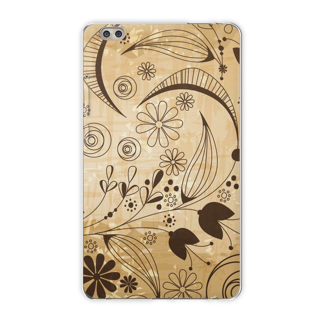 dtab compact d-02k docomo dタブ 用 タブレット ケース タブレット カバー TPU ソフトケース 005513 その他 花　フラワー　模様