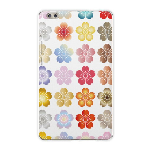 dtab compact d-02k docomo dタブ 用 タブレット ケース タブレット カバー TPU ソフトケース 005537 チェック・ボーダー 花 和風 和柄 dtab compact d-02k docomo dタブ 用 タブレット ケース タブレット カバー TPU ソフトケース 005537 チェック・ボーダー 花 和風 和柄