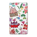 dtab compact d-02k docomo dタブ 用 タブレット ケース タブレット カバー TPU ソフトケース 005541 ユニーク 沖縄 イラスト カラフル