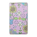 dtab compact d-02k docomo dタブ 用 タブレット ケース タブレット カバー TPU ソフトケース 005642 ラブリー イラスト 花 フラワー(2)