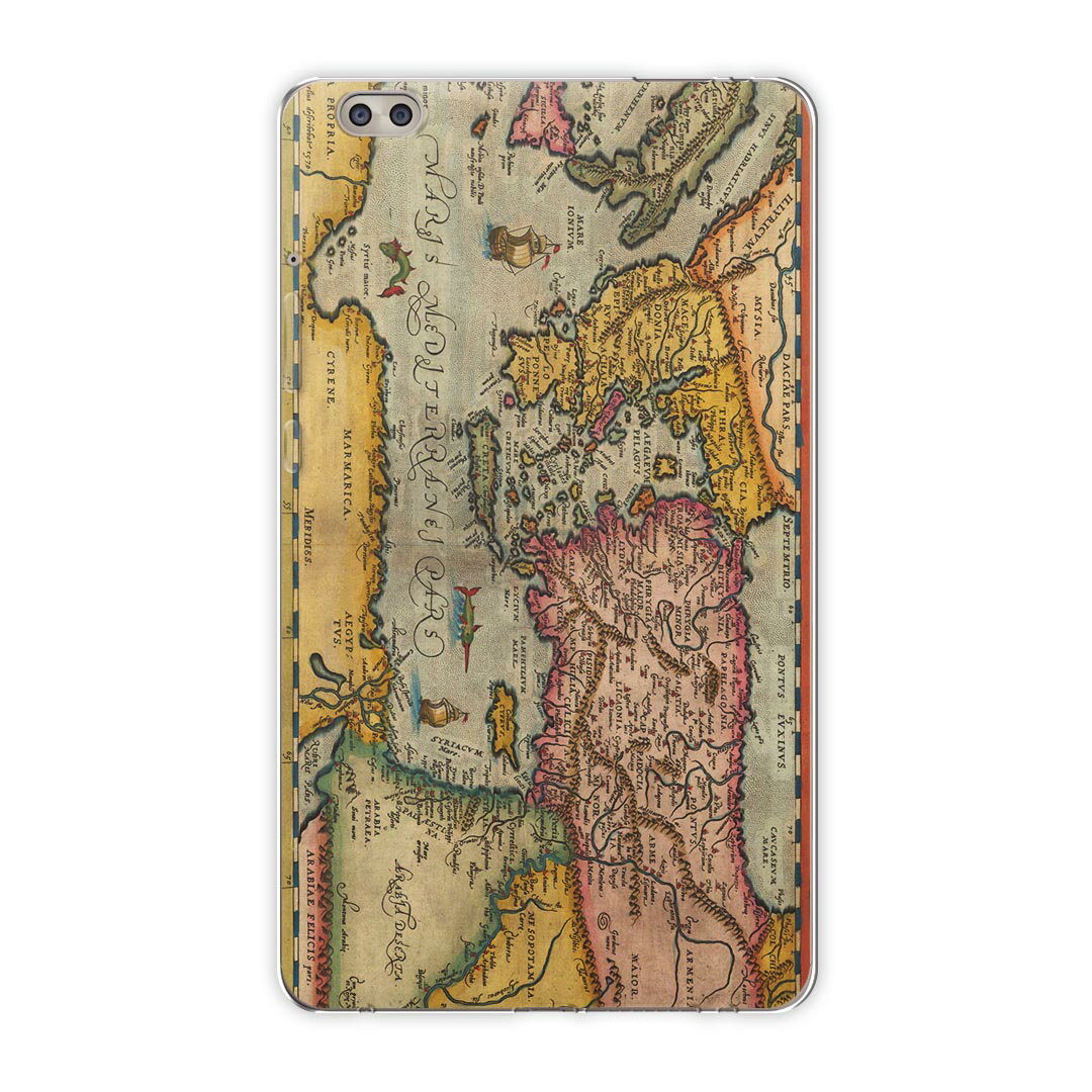 dtab compact d-02k docomo dタブ 用 タブレット ケース タブレット カバー TPU ソフトケース 006203 写真・風景 地図　世界