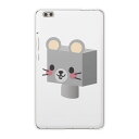 dtab compact d-02k docomo dタブ 用 タブレット ケース タブレット カバー TPU ソフトケース 007139 ラブリー ユニーク ねずみ キャラクター