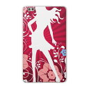 dtab compact d-02k docomo dタブ 用 タブレット ケース タブレット カバー TPU ソフトケース 007548 ユニーク 花 フラワー 人物 ピンク(2)