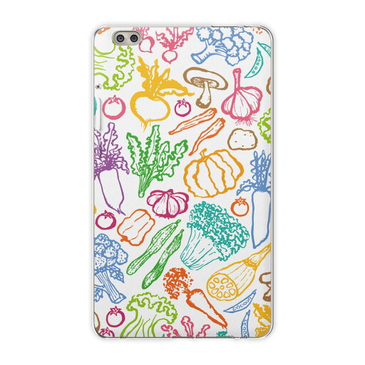 dtab compact d-02k docomo dタブ 用 タブレット ケース タブレット カバー TPU ソフトケース 008423 ユニーク 野菜 カラフル 模様 dtab compact d-02k docomo dタブ 用 タブレット ケース タブレット カバー TPU ソフトケース 008423 ユニーク 野菜 カラフル 模様
