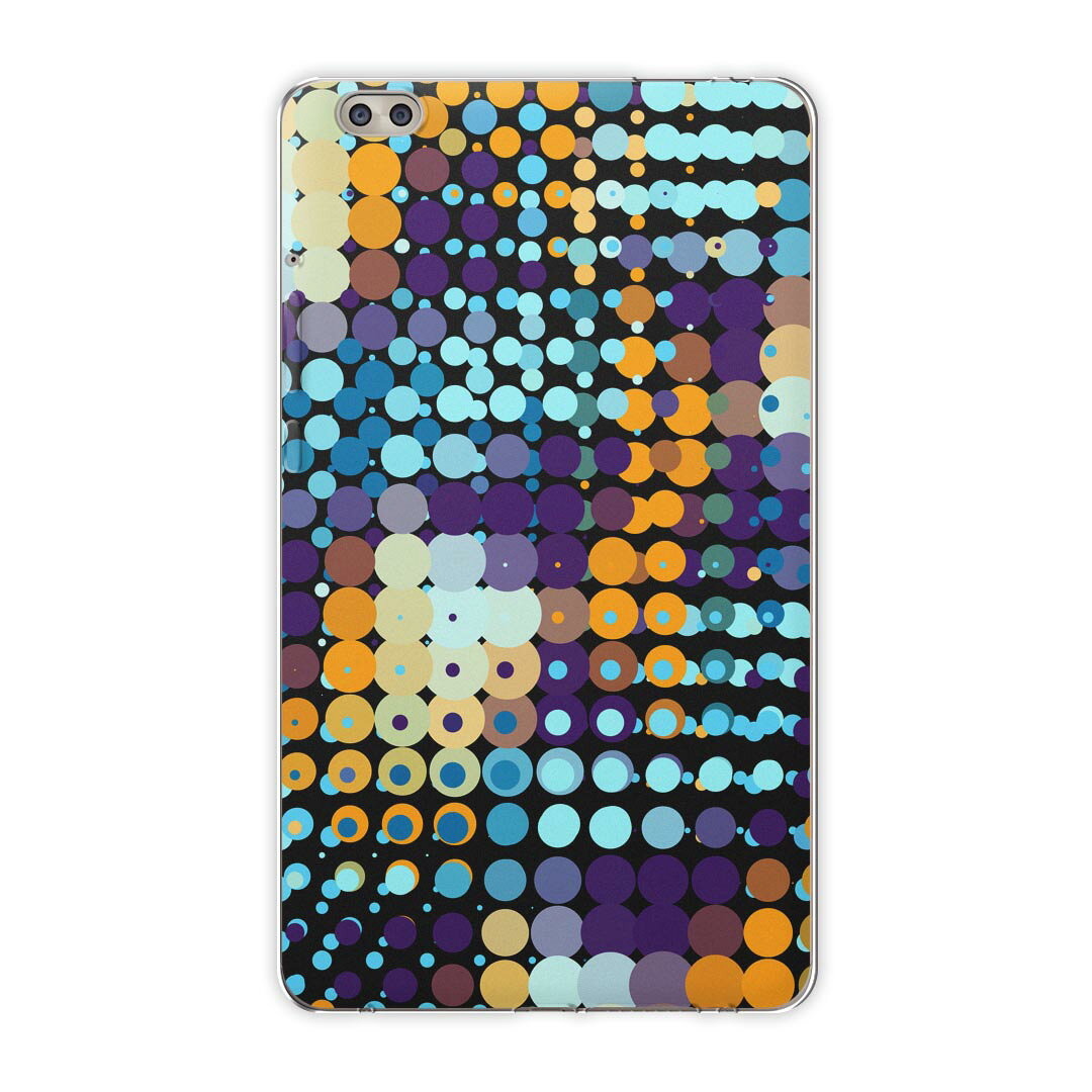 dtab compact d-02k docomo dタブ 用 タブレット ケース タブレット カバー TPU ソフトケース 008507 チェック・ボーダー 青　ブルー　水玉　模様
