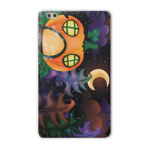 dtab compact d-02k docomo dタブ 用 タブレット ケース タブレット カバー TPU ソフトケース 008667 ユニーク イラスト 月 カボチャ 夜 dtab compact d-02k docomo dタブ 用 タブレット ケース タブレット カバー TPU ソフトケース 008667 ユニーク イラスト 月 カボチャ 夜