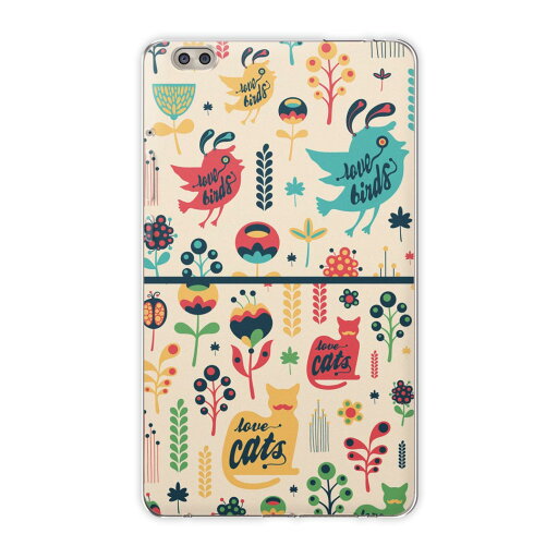 dtab compact d-02k docomo dタブ 用 タブレット ケース タブレット カバー TPU ソフトケース 008909 アニマル カラフル フラワー 花 イラスト dtab compact d-02k docomo dタブ 用 タブレット ケース タブレット カバー TPU ソフトケース 008909 アニマル カラフル フラワー 花 イラスト