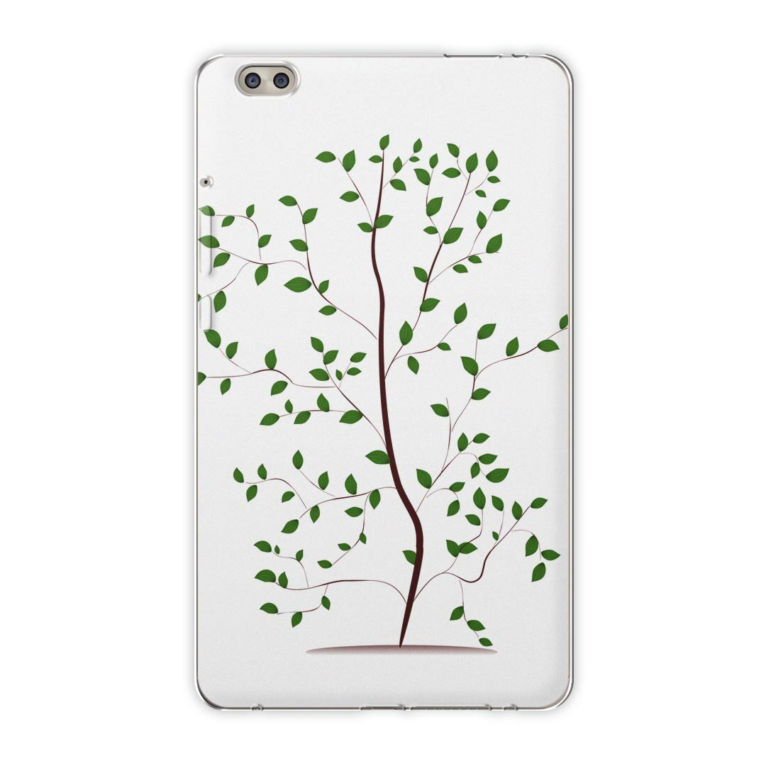 dtab compact d-02k docomo dタブ 用 タブレット ケース タブレット カバー TPU ソフトケース 009132 花　植物　シンプル