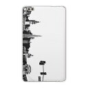 dtab compact d-02k docomo dタブ 用 タブレット ケース タブレット カバー TPU ソフトケース 009171 モノクロ 風景 白 黒(2)