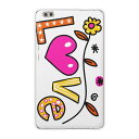 dtab compact d-02k docomo dタブ 用 タブレット ケース タブレット カバー TPU ソフトケース 009408 英語 フラワー 星 LOVE(2)