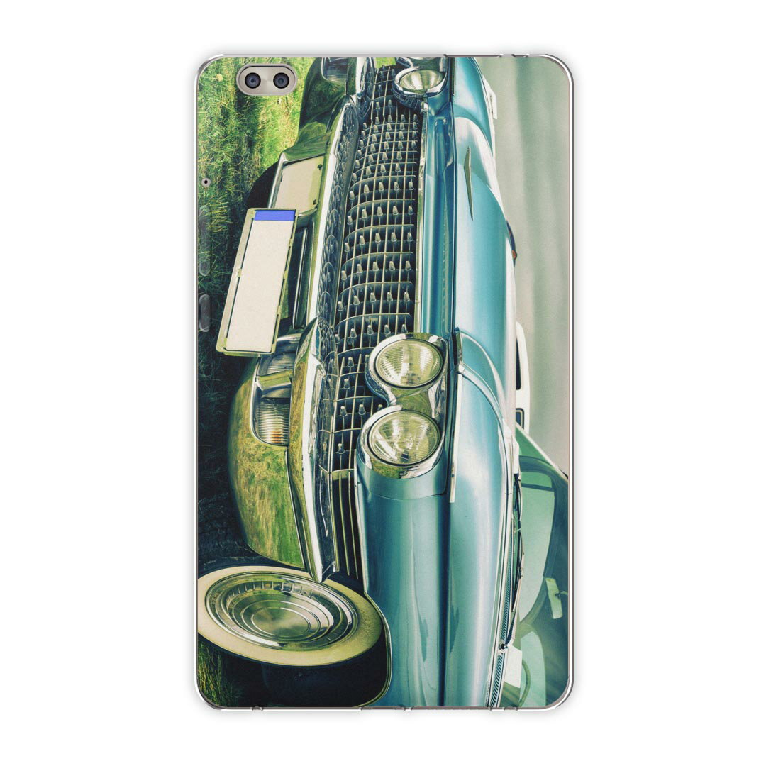 dtab compact d-02k docomo dタブ 用 タブレット ケース タブレット カバー TPU ソフトケース 009743 車　レトロ　写真