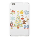 dtab compact d-02k docomo dタブ 用 タブレット ケース タブレット カバー TPU ソフトケース 009956 クリスマス ツリー 雪
