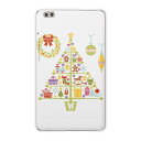 dtab compact d-02k docomo dタブ 用 タブレット ケース タブレット カバー TPU ソフトケース 009957 クリスマス ツリー リース