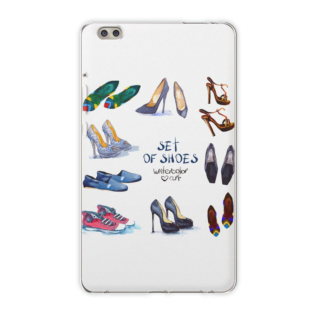 dtab compact d-02k docomo dタブ 用 タブレット ケース タブレット カバー TPU ソフトケース 010205 おしゃれ　ファッション　水彩