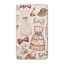 dtab compact d-02k docomo dタブ 用 タブレット ケース タブレット カバー TPU ソフトケース 010510 おしゃれ ファッション ピンク(2)