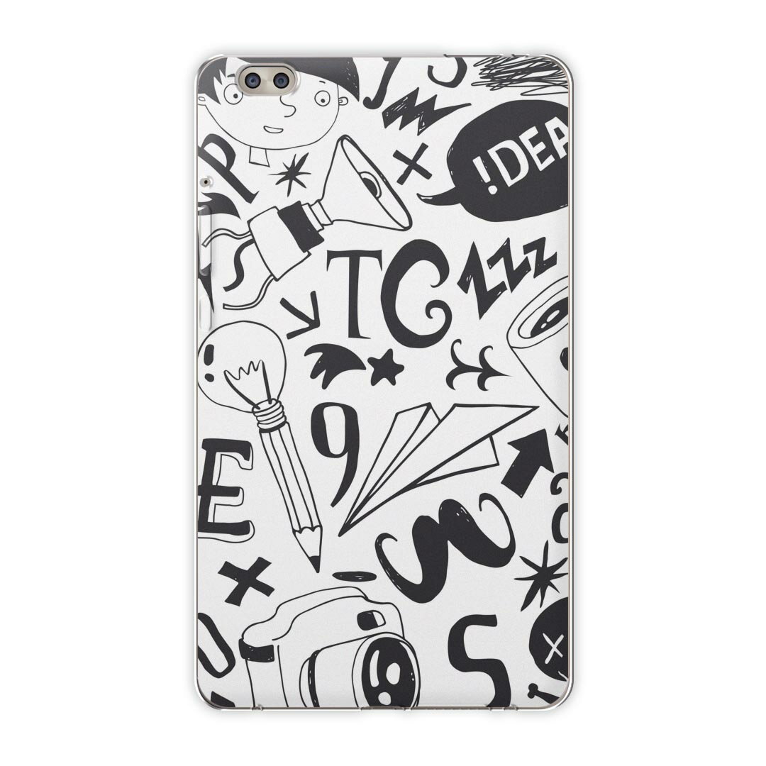 dtab compact d-02k docomo dタブ 用 タブレット ケース タブレット カバー TPU ソフトケース 011057 文字 英語 カメラ